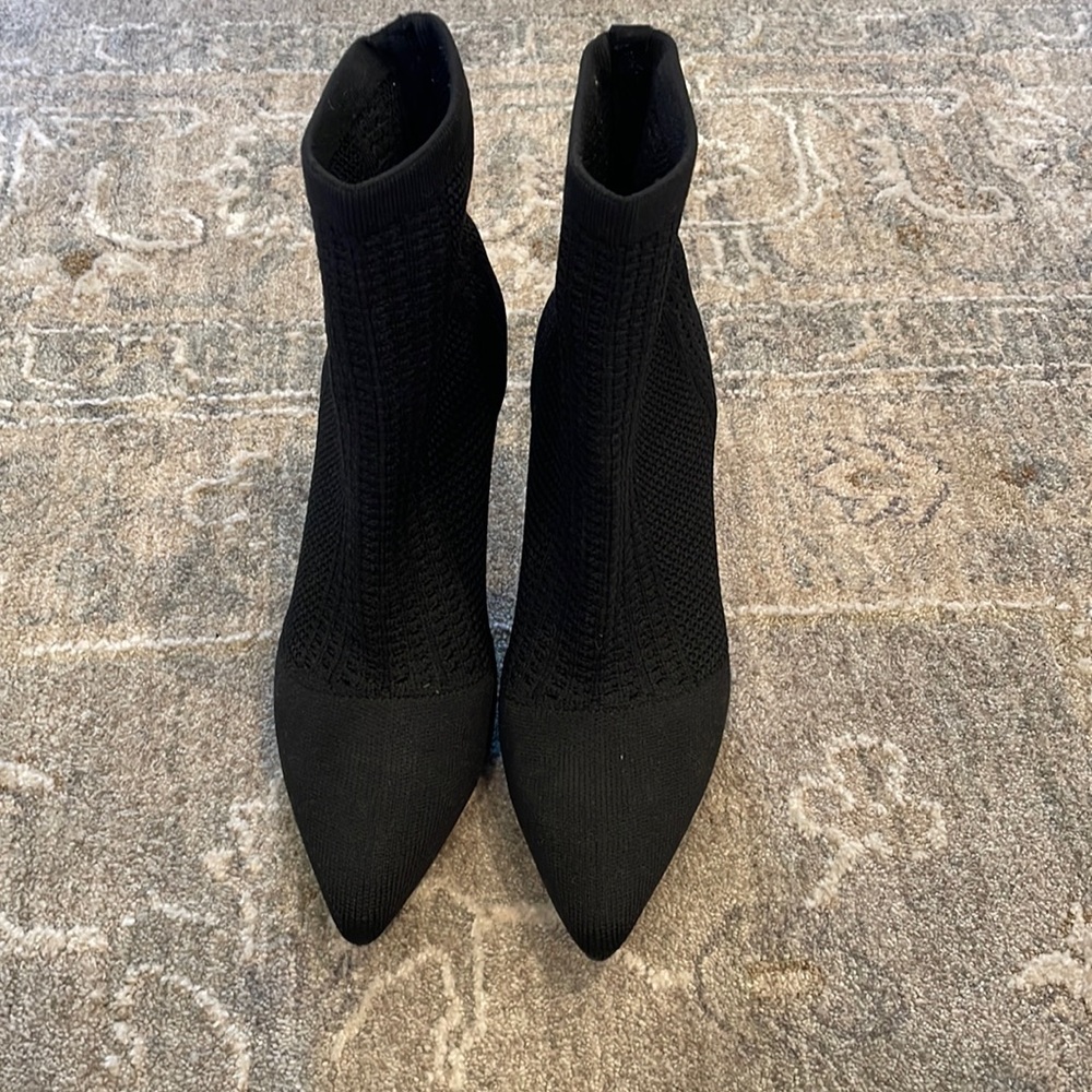 Chic Black Sock Booties